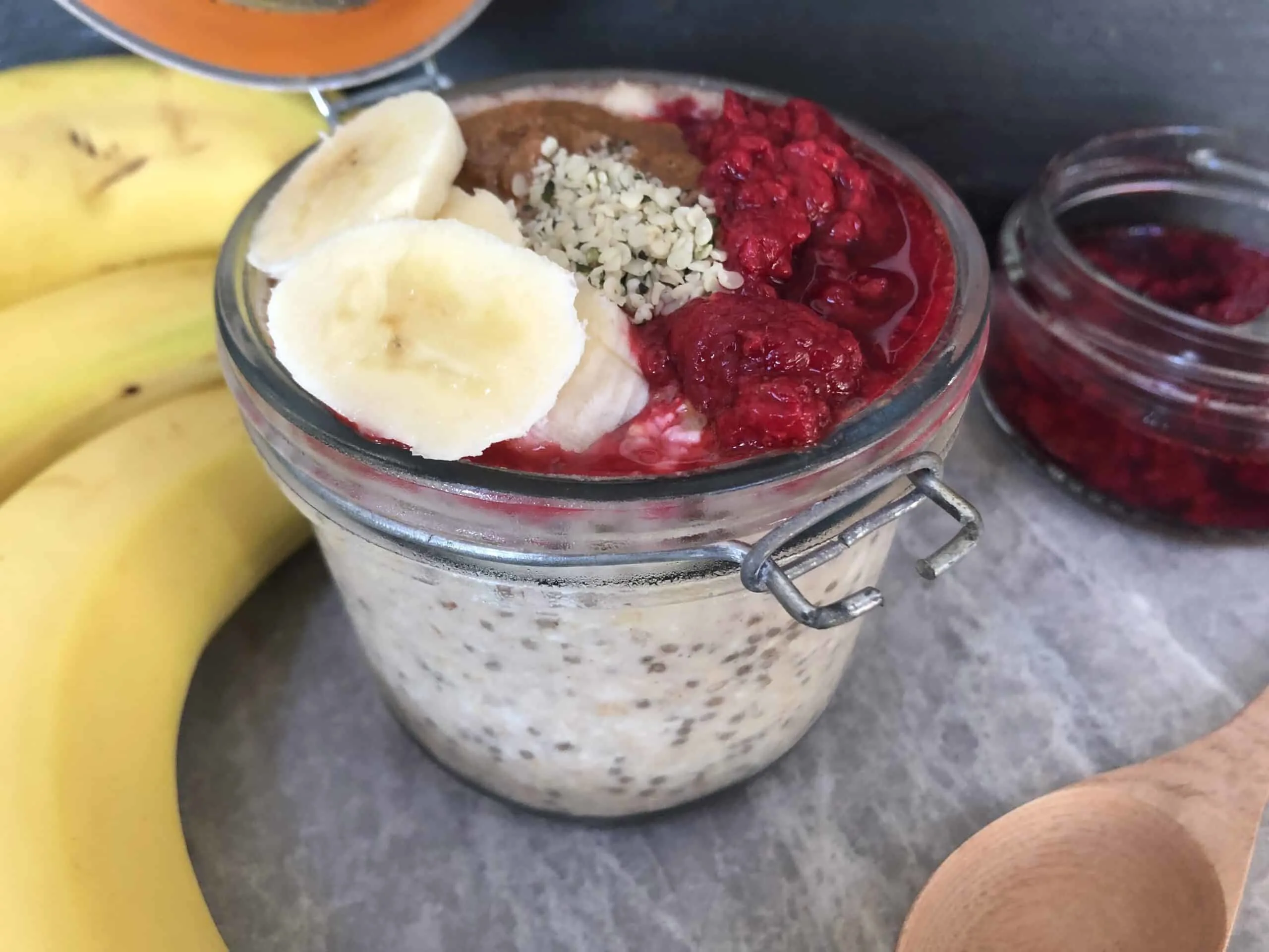 The Best Banana Overnight Oats