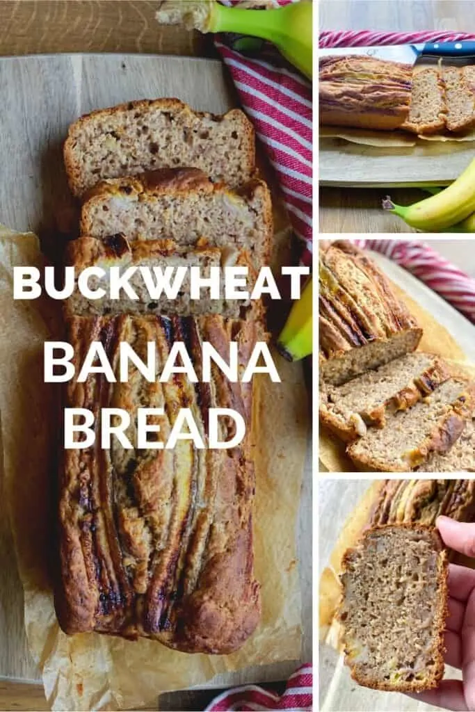 vegan buckwheat banana bread 
