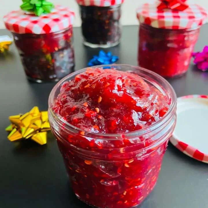 raspberry apple jam