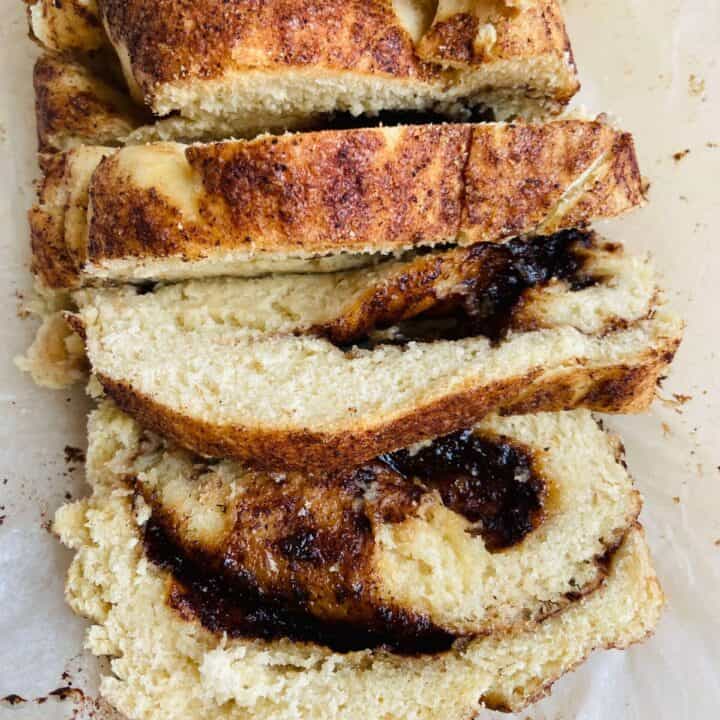 vegan cinnamon swirl bread 2