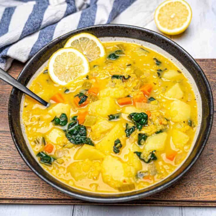 Image for Red Lentil Potato Soup with Lemon