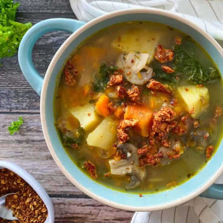Image for Vegan Zuppa Toscana [Healthy + Oil Free Option]