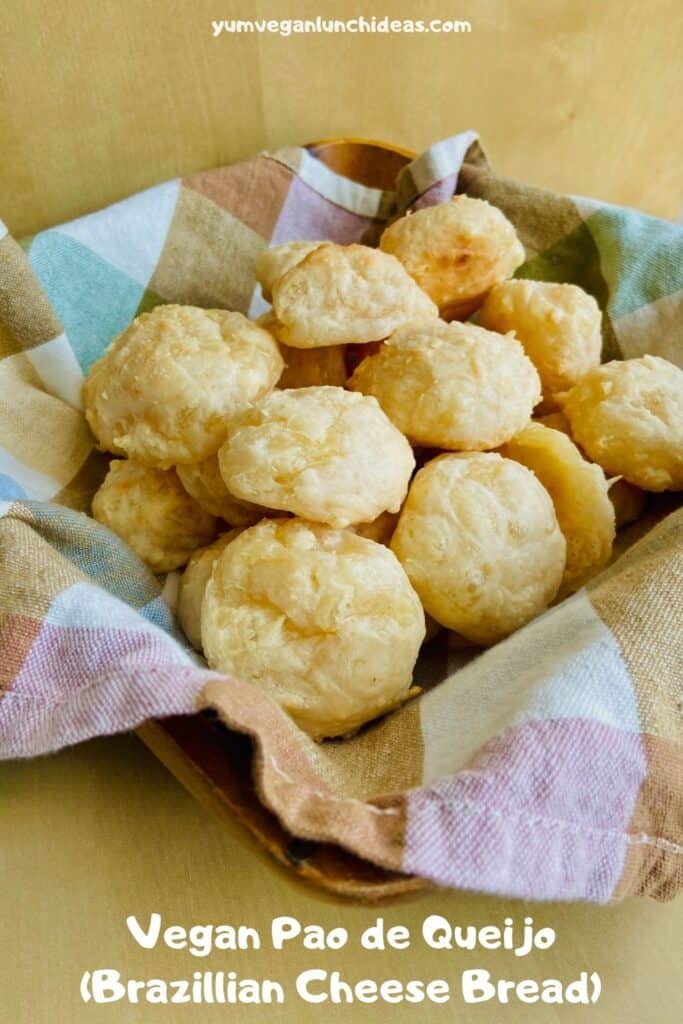 vegan pao de queijo pin