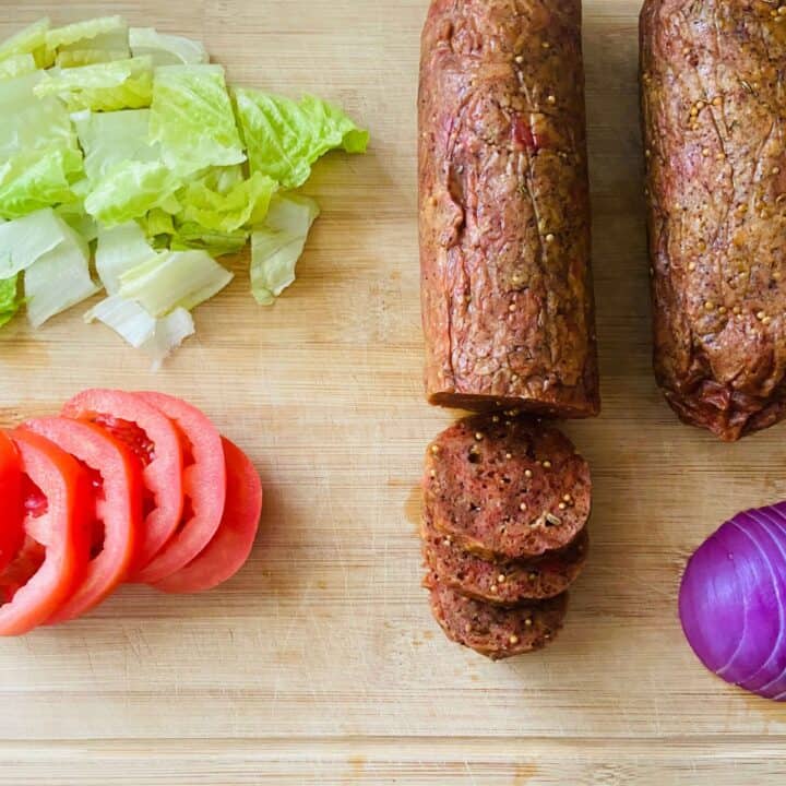 vegan salami