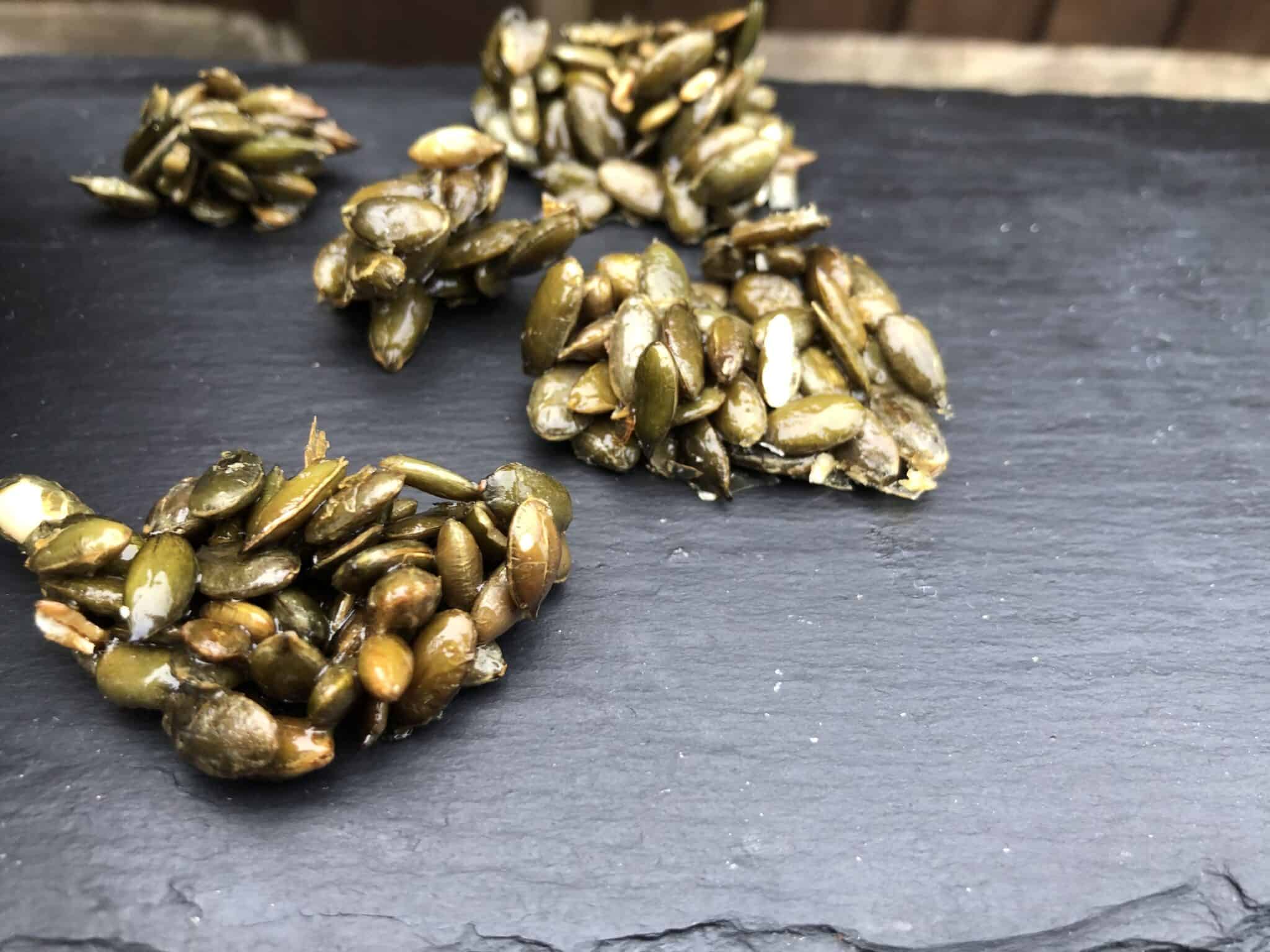 Sweet and Salty Pumpkin Seed Clusters Recipe Yum Vegan Blog