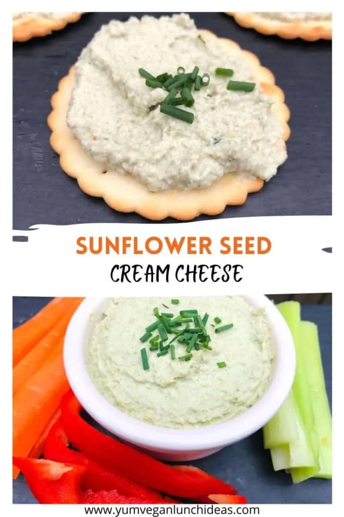 raw unsprouted sunflower seed cream cheese