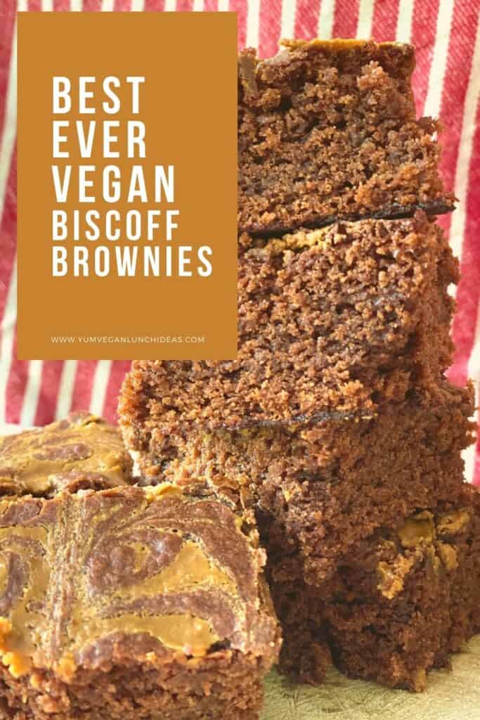 vegan Biscoff brownies 