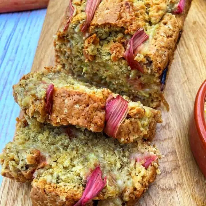 vegan rhubarb load