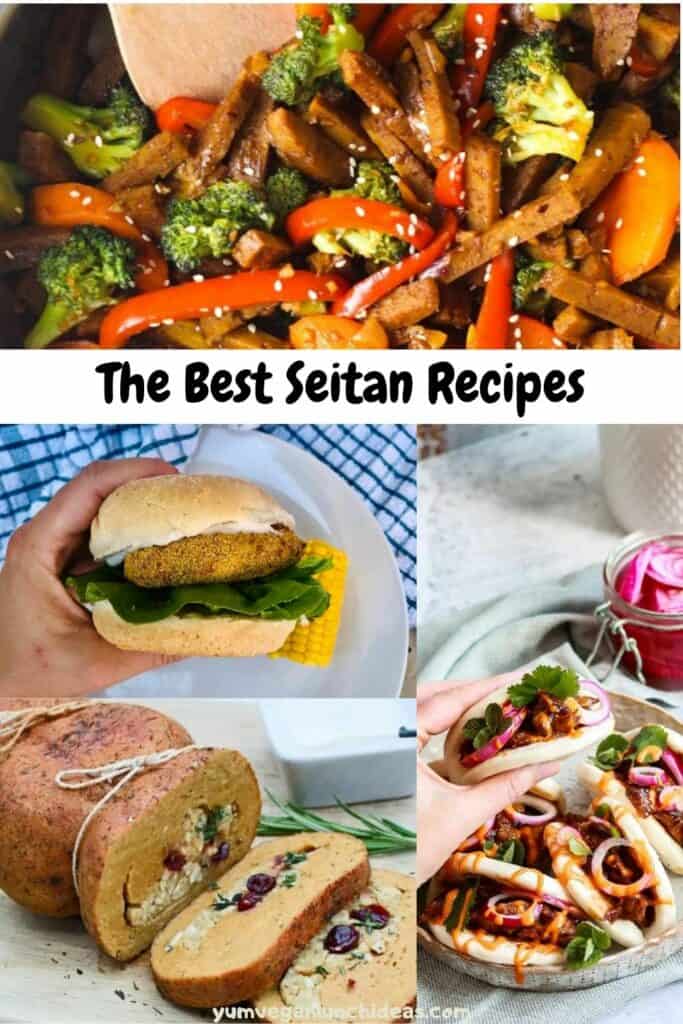 seitan recipes pin