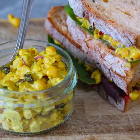 vegetarian coronation chicken