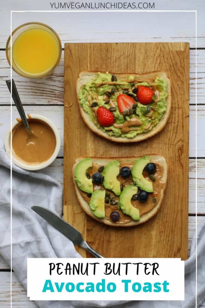 avocado toast peanut butter