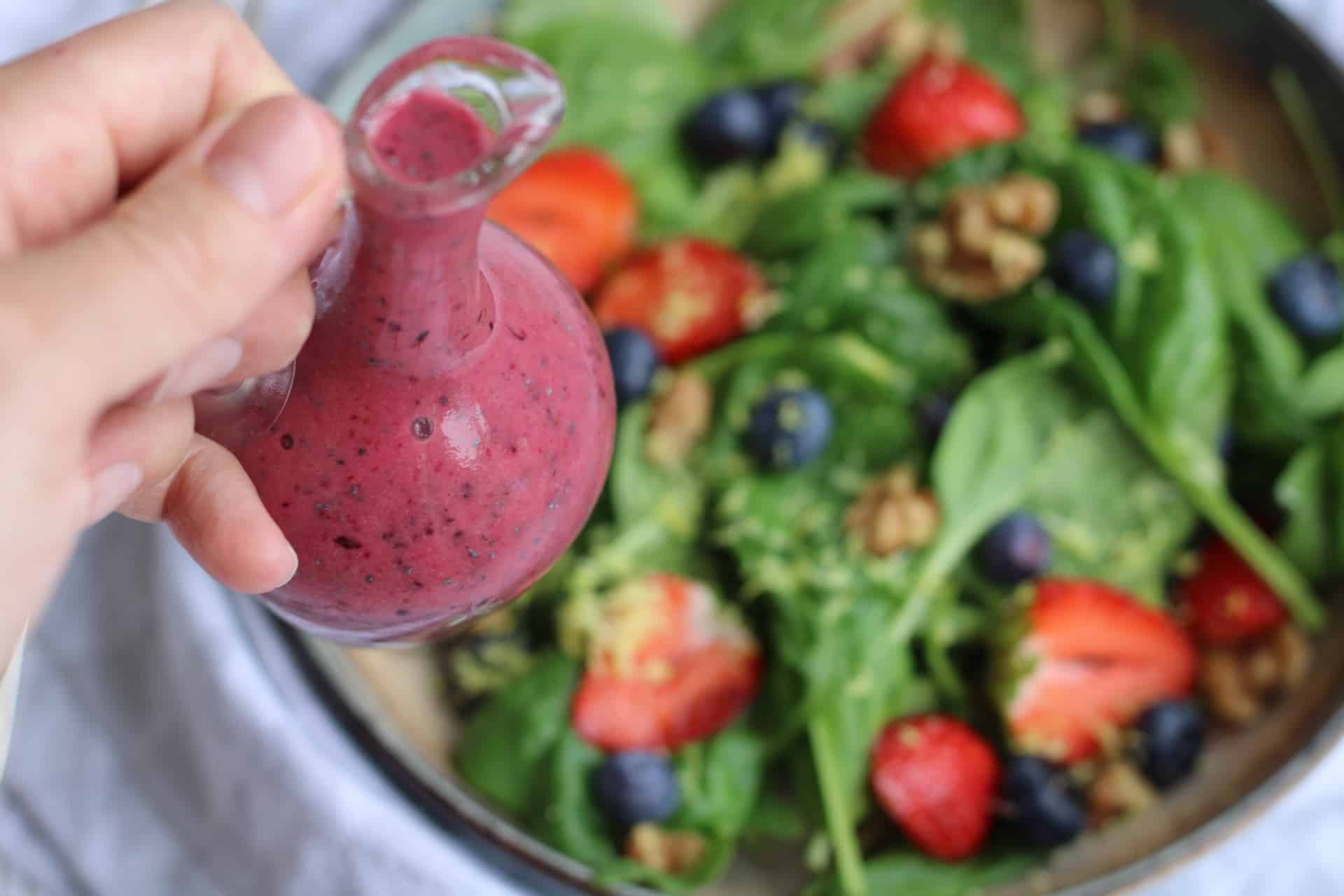 Beautiful Blueberry Poppy Seed Dressing 5 Minute Vegan Poppyseed