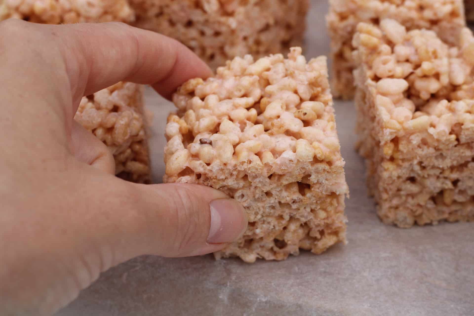 Rice Bubble Slice Rice Bubble Marshmallow Slice