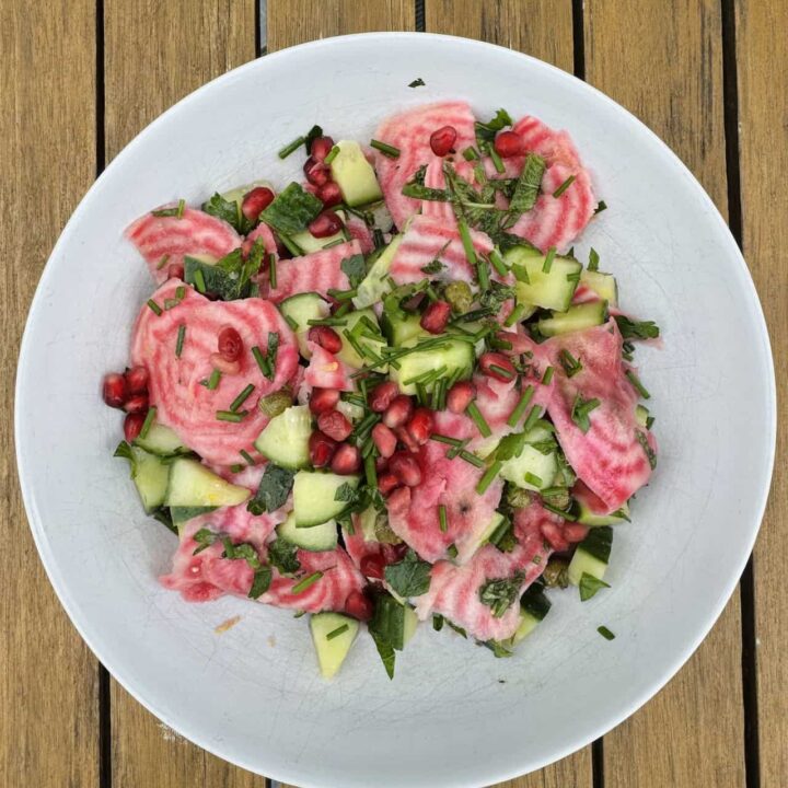 beets and cucumber salad