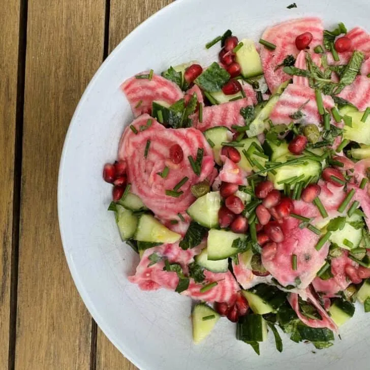 The Best Cucumber and Beetroot Salad