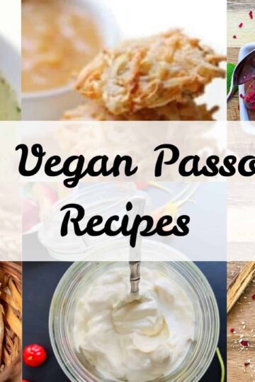 vegan passover recipes