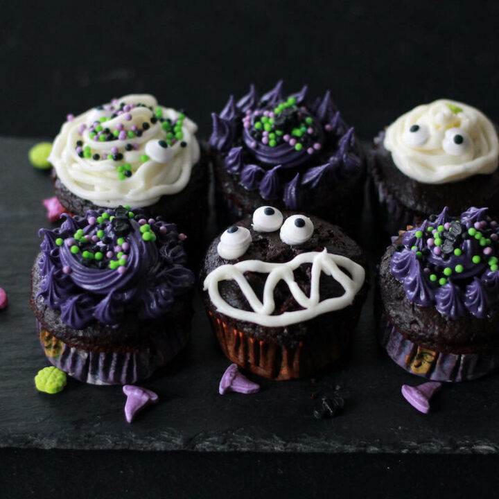 vegan halloween cupcakes