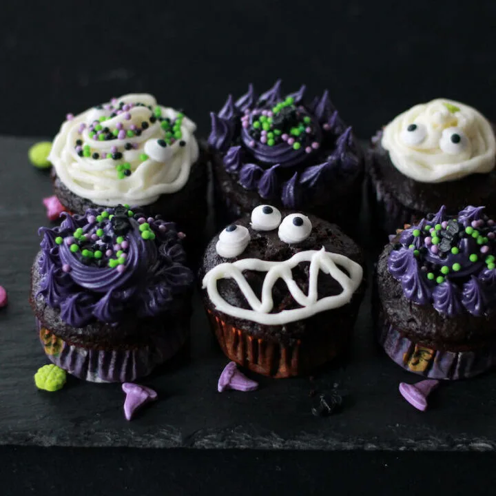 vegan halloween cupcakes
