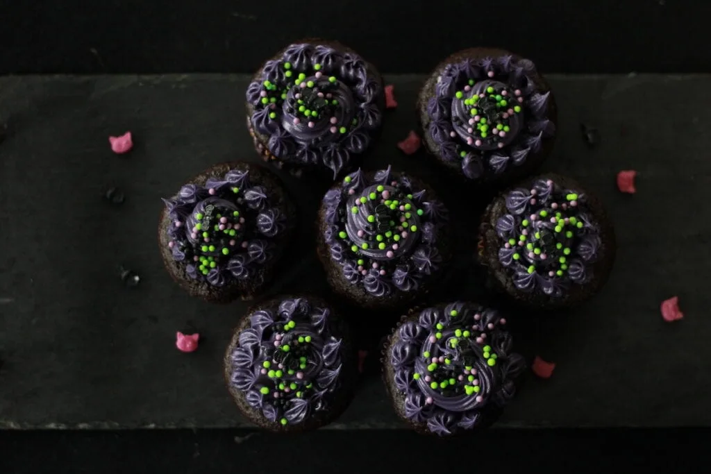 vegan halloween cupcakes