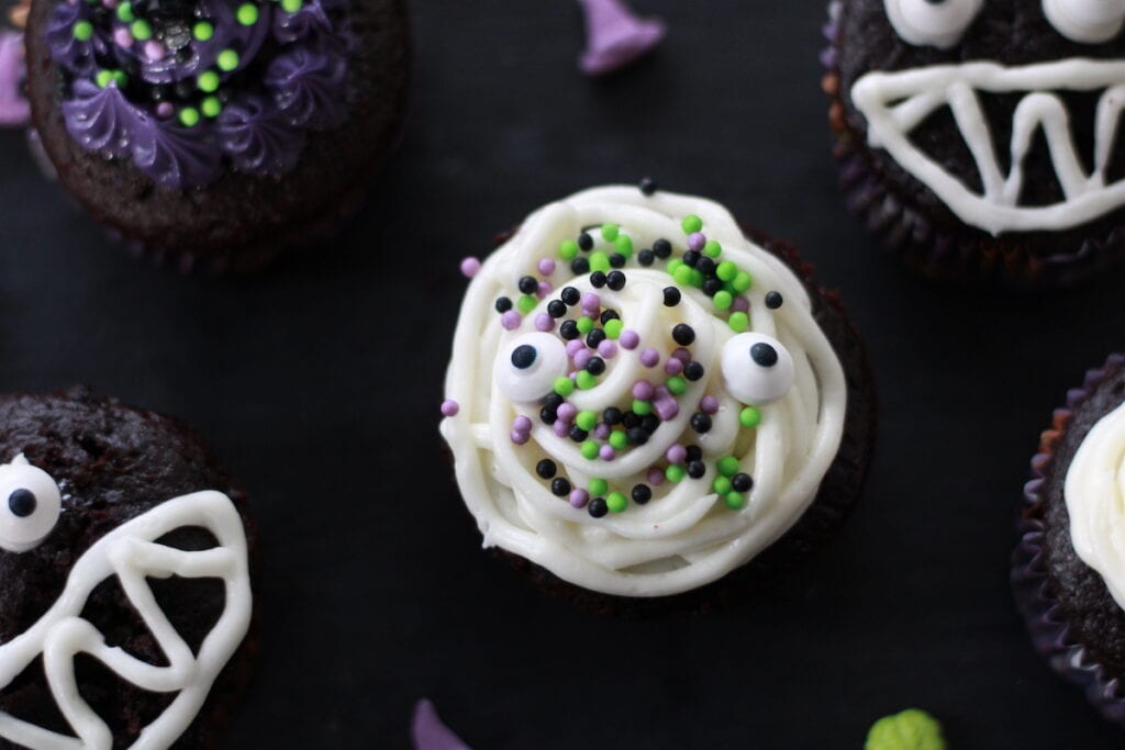 vegan halloween cupcakes
