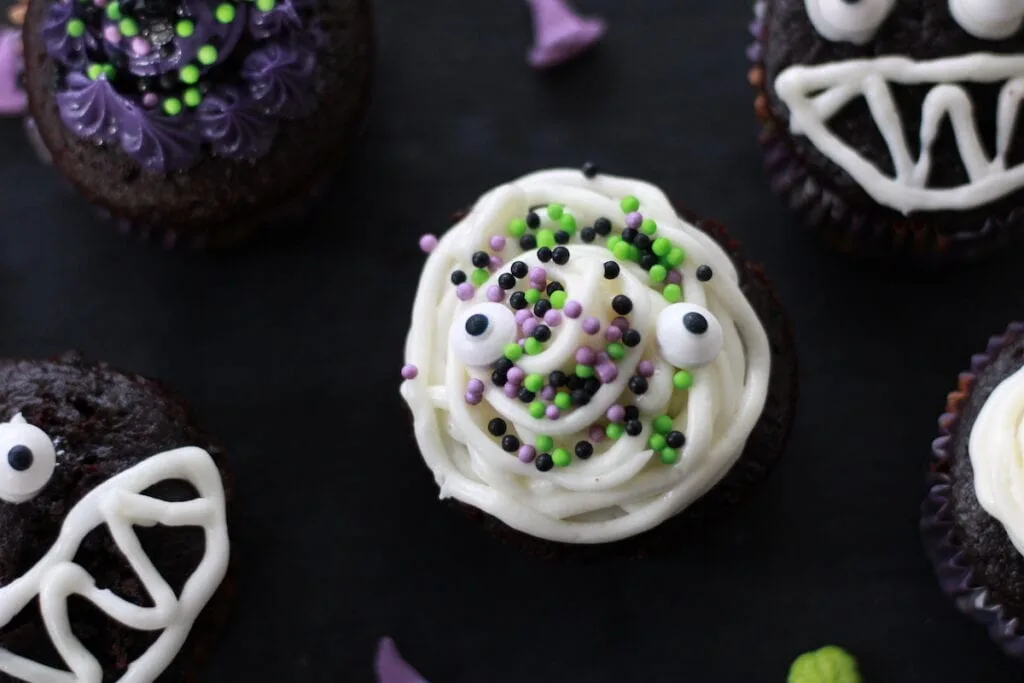vegan halloween cupcakes
