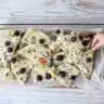 vegan frozen yogurt bark