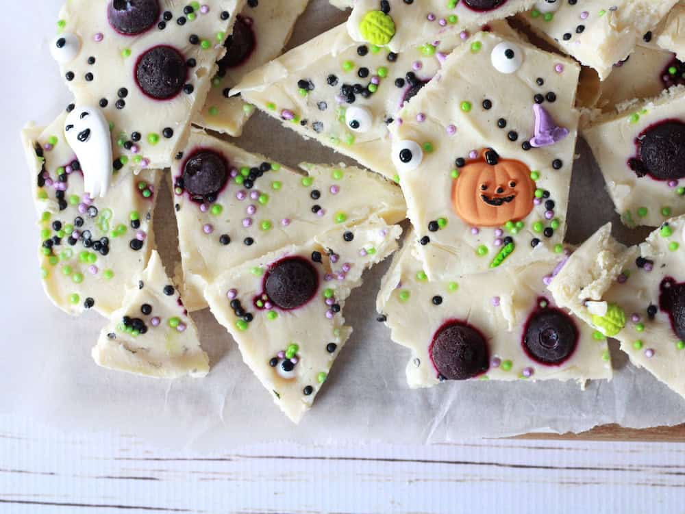 vegan frozen yogurt bark