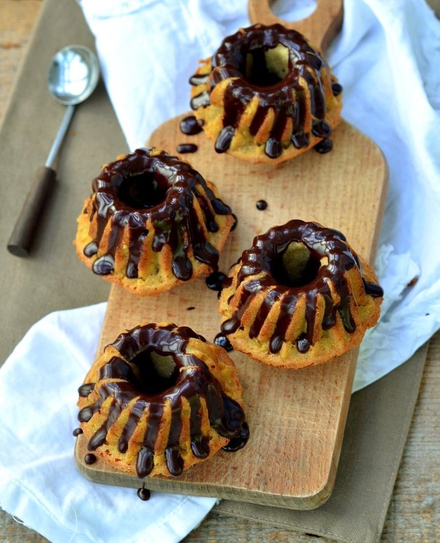 Image for Vegan Banana & Mango Cakes