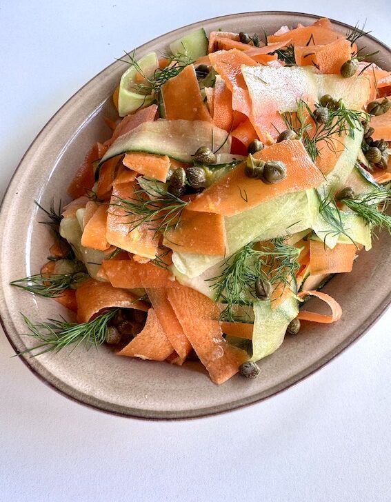 Delicious, Fresh Carrots and Cucumber Salad – Ready in 10 minutes