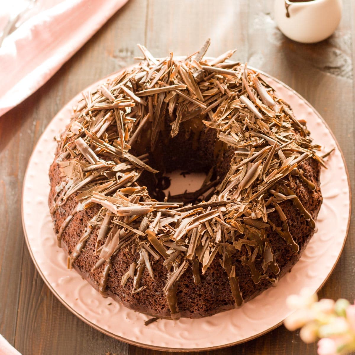 Image for Chocolate Vegan Bundt Cake