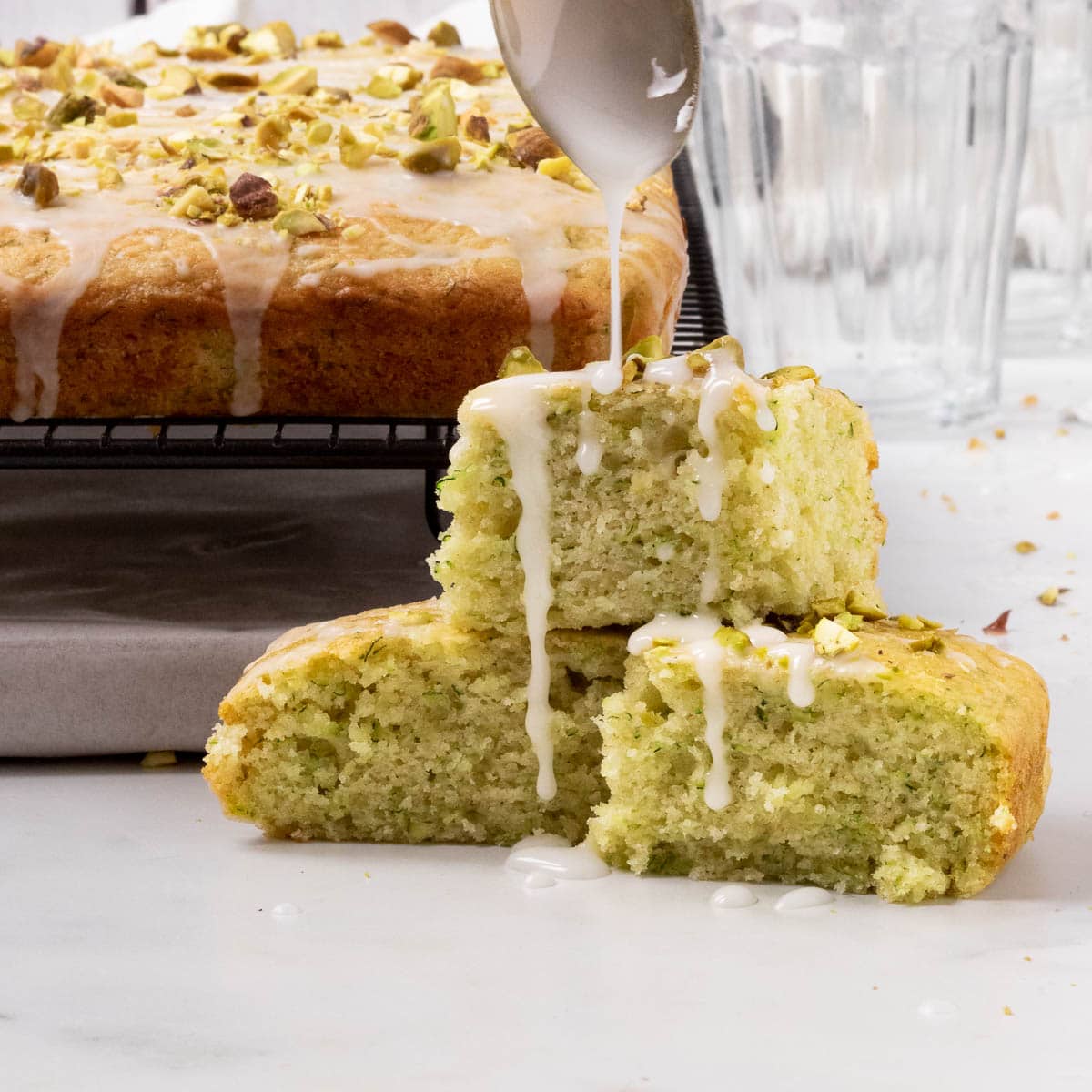 Image for Lemon and Courgette Cake Tray bake