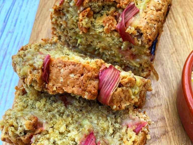 vegan rhubarb load
