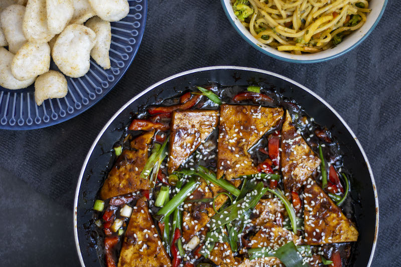 easy braised tofu