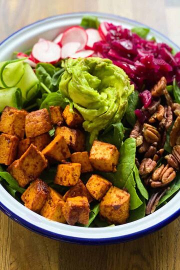 tofu buddha bowl