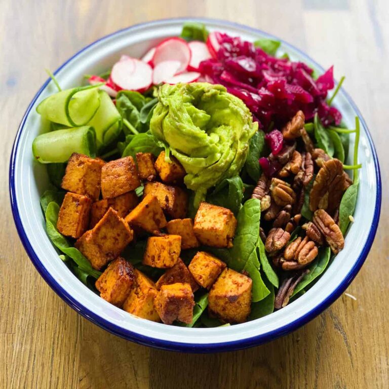 tofu buddha bowl