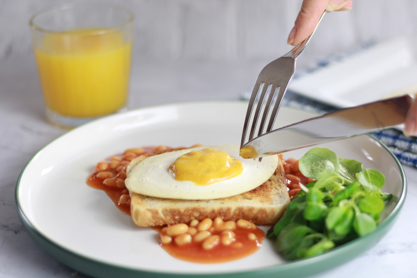 fried egg vegan