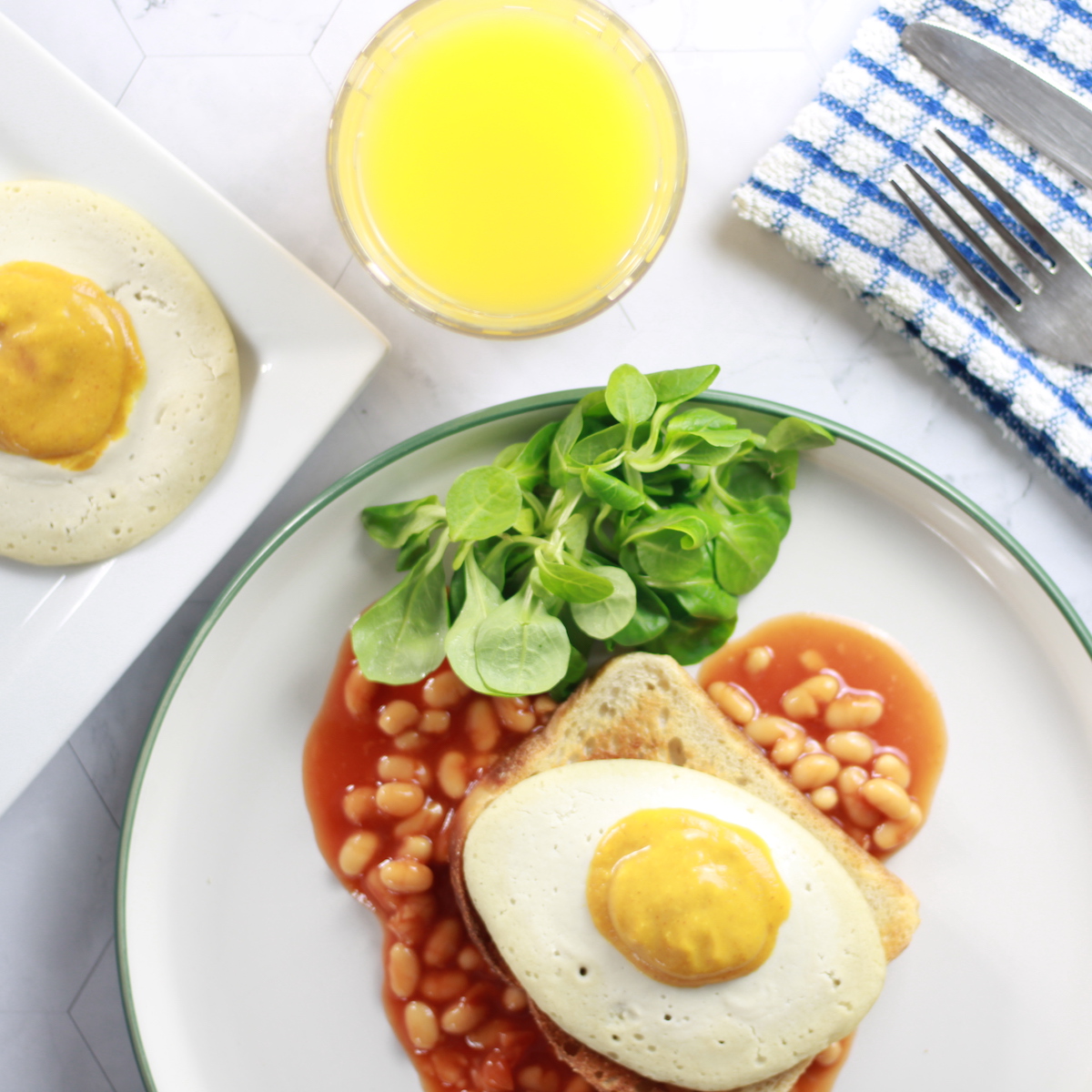 vegan fried egg recipe