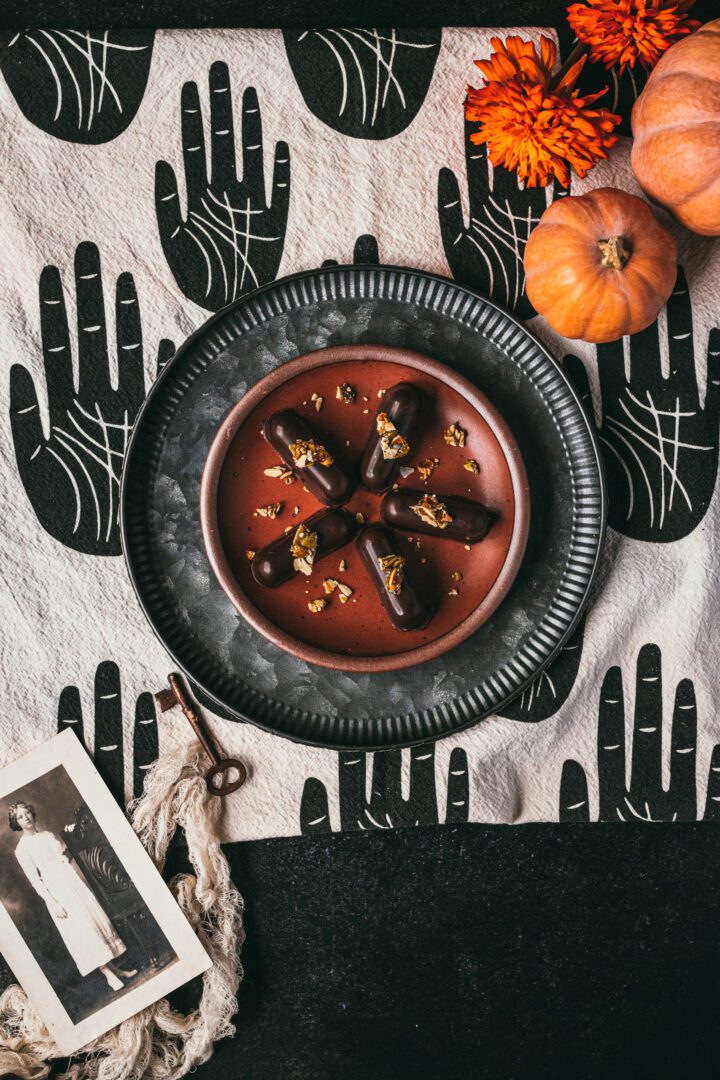 Image for Dark Chocolate Pumpkin Bonbons (vegan)