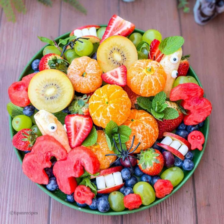 Image for Halloween Pumpkin Patch Fruit Platter